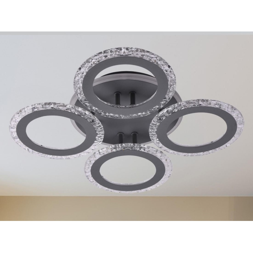 LED Димируем полилей за повърхностен монтаж LED/55W/230V 3000-6500K + дистанционно управление