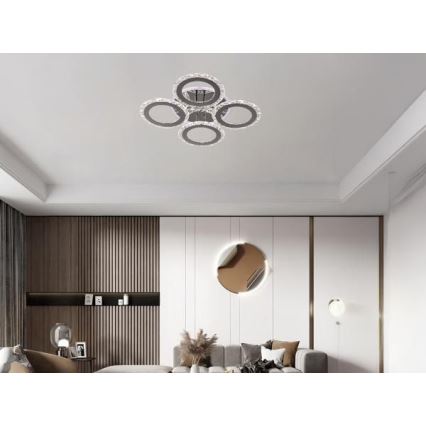 LED Димируем полилей за повърхностен монтаж LED/55W/230V 3000-6500K + дистанционно управление