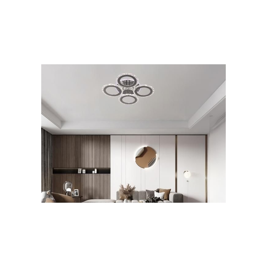 LED Димируем полилей за повърхностен монтаж LED/55W/230V 3000-6500K + дистанционно управление