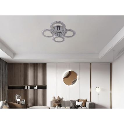 LED Димируем полилей за повърхностен монтаж LED/55W/230V 3000-6500K + дистанционно управление