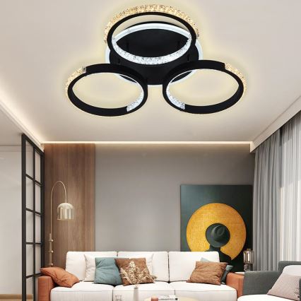 LED Димируем полилей за повърхностен монтаж LED/60W/230V 3000-6500K + дистанционно управление