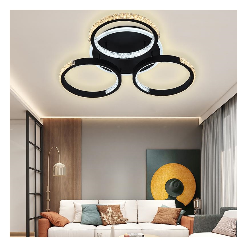 LED Димируем полилей за повърхностен монтаж LED/60W/230V 3000-6500K + дистанционно управление