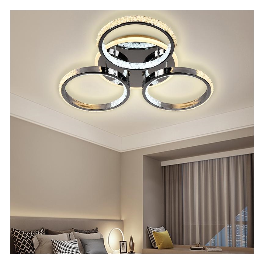 LED Димируем полилей за повърхностен монтаж LED/60W/230V 3000-6500K + дистанционно управление