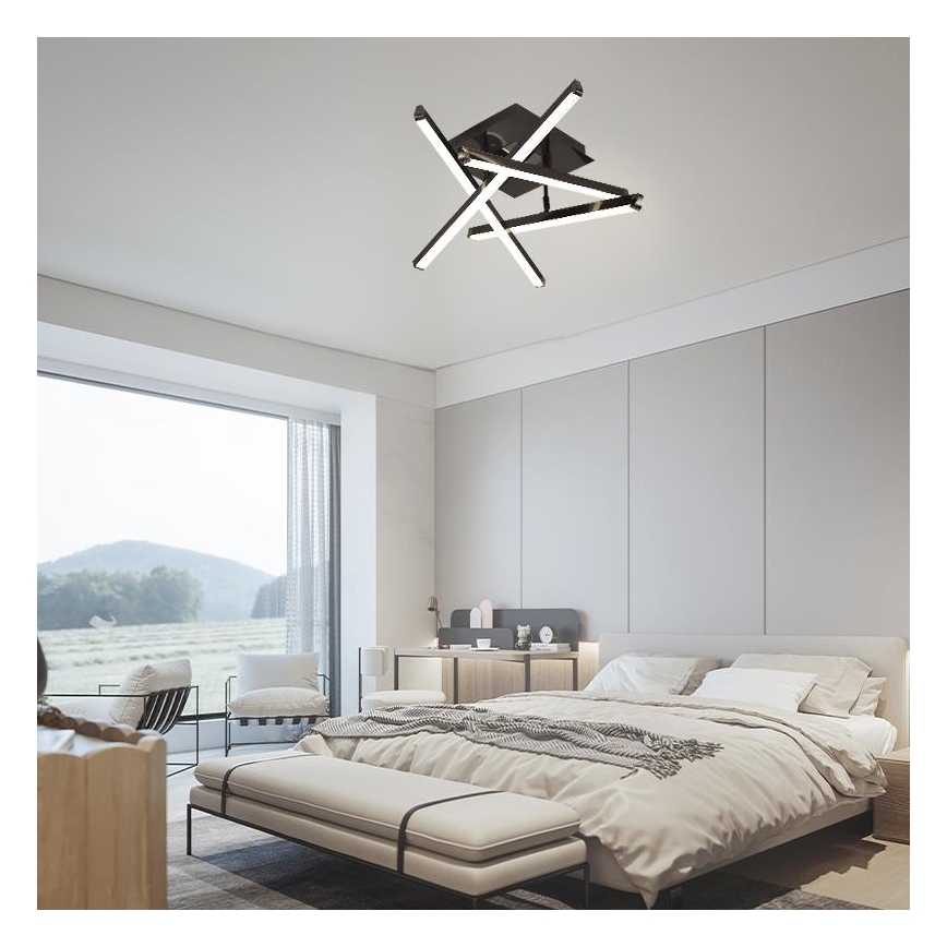 LED Димируем полилей за повърхностен монтаж LED/60W/230V 3000-6500K + дистанционно управление