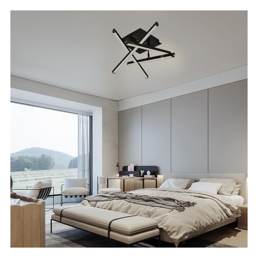 LED Димируем полилей за повърхностен монтаж LED/60W/230V 3000-6500K + дистанционно управление