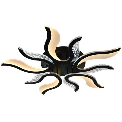 LED Димируем полилей за повърхностен монтаж LED/65W/230V 3000-6500K черен + дистанционно управление