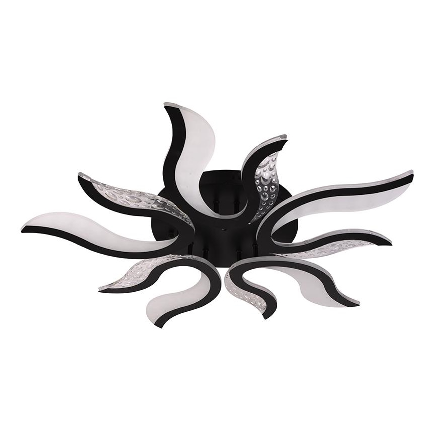 LED Димируем полилей за повърхностен монтаж LED/65W/230V 3000-6500K черен + дистанционно управление