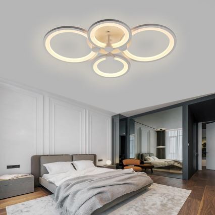 LED Димируем полилей за повърхностен монтаж LED/65W/230V 3000-6500K + дистанционно управление