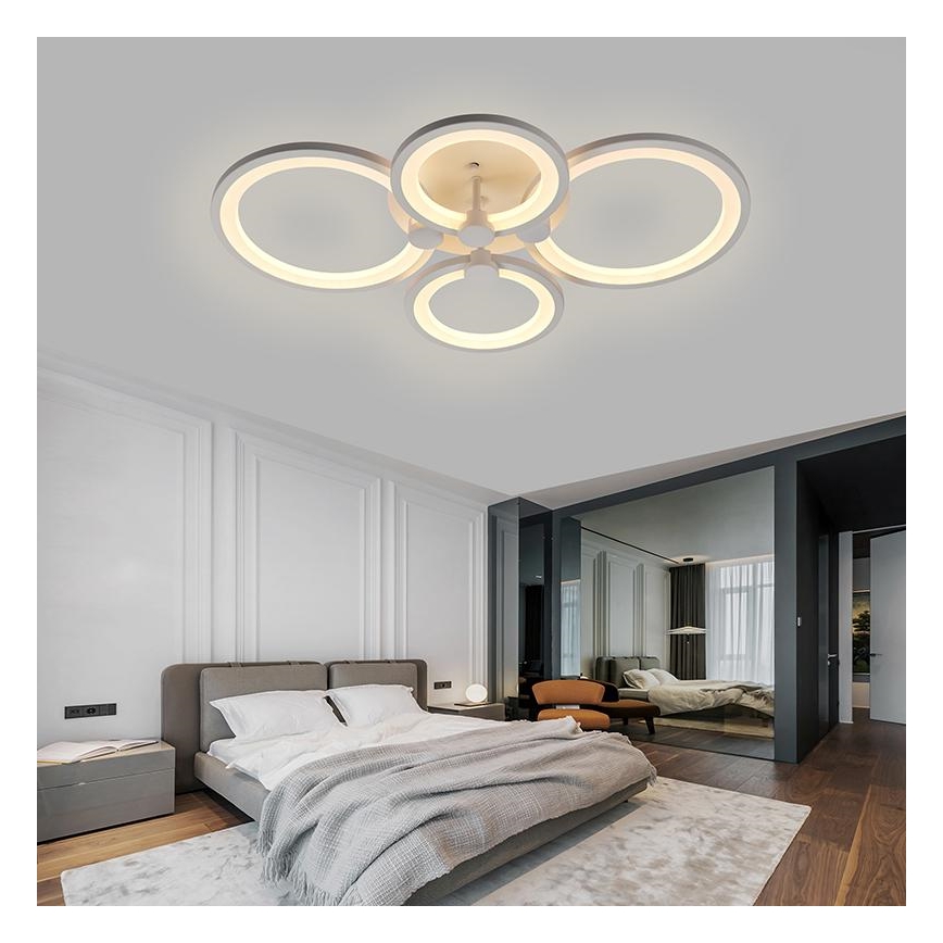 LED Димируем полилей за повърхностен монтаж LED/65W/230V 3000-6500K + дистанционно управление
