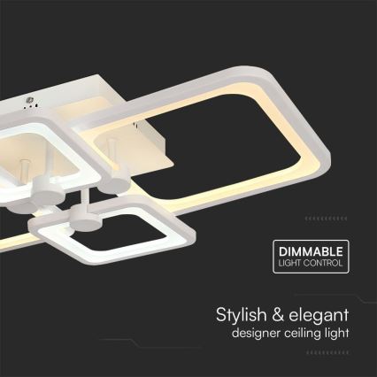 LED Димируем полилей за повърхностен монтаж LED/70W/230V 3000-6500K + дистанционно управление