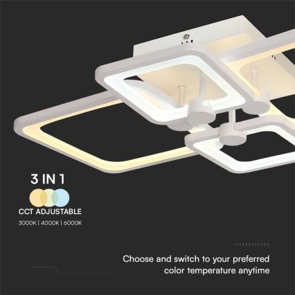 LED Димируем полилей за повърхностен монтаж LED/70W/230V 3000-6500K + дистанционно управление