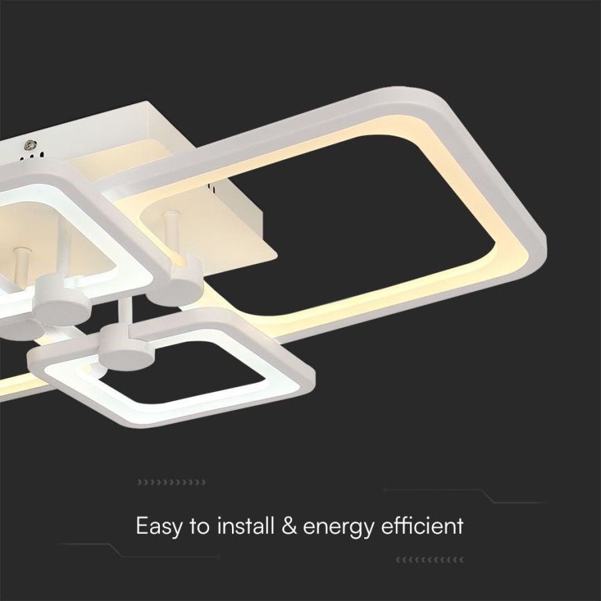 LED Димируем полилей за повърхностен монтаж LED/70W/230V 3000-6500K + дистанционно управление