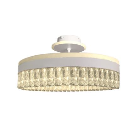 LED Димируем кристален полилей за повърхностен монтаж LED/75W/230V 3000-6500K бял + дистанционно управление