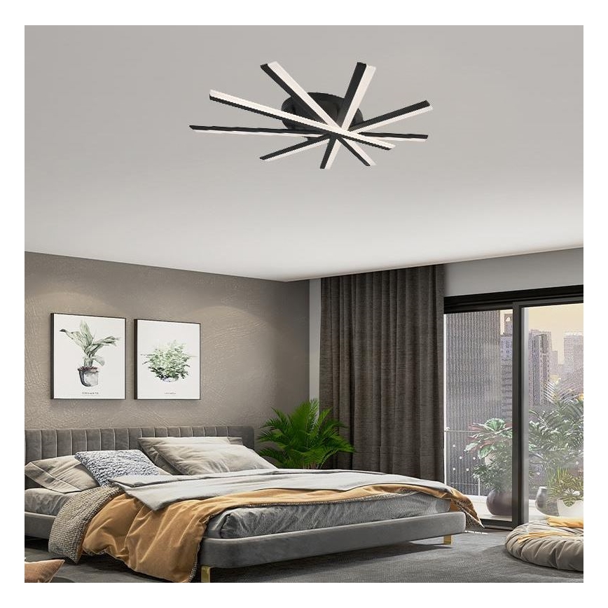 LED Димируем полилей за повърхностен монтаж LED/75W/230V 3000-6500K + дистанционно управление