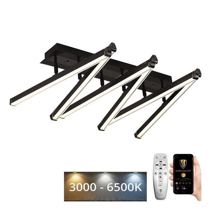 LED Димируем полилей за повърхностен монтаж LED/75W/230V 3000-6500K + дистанционно управление