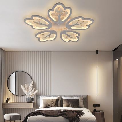 LED Димируем полилей за повърхностен монтаж LED/80W/230V 3000-6500K + дистанционно управление