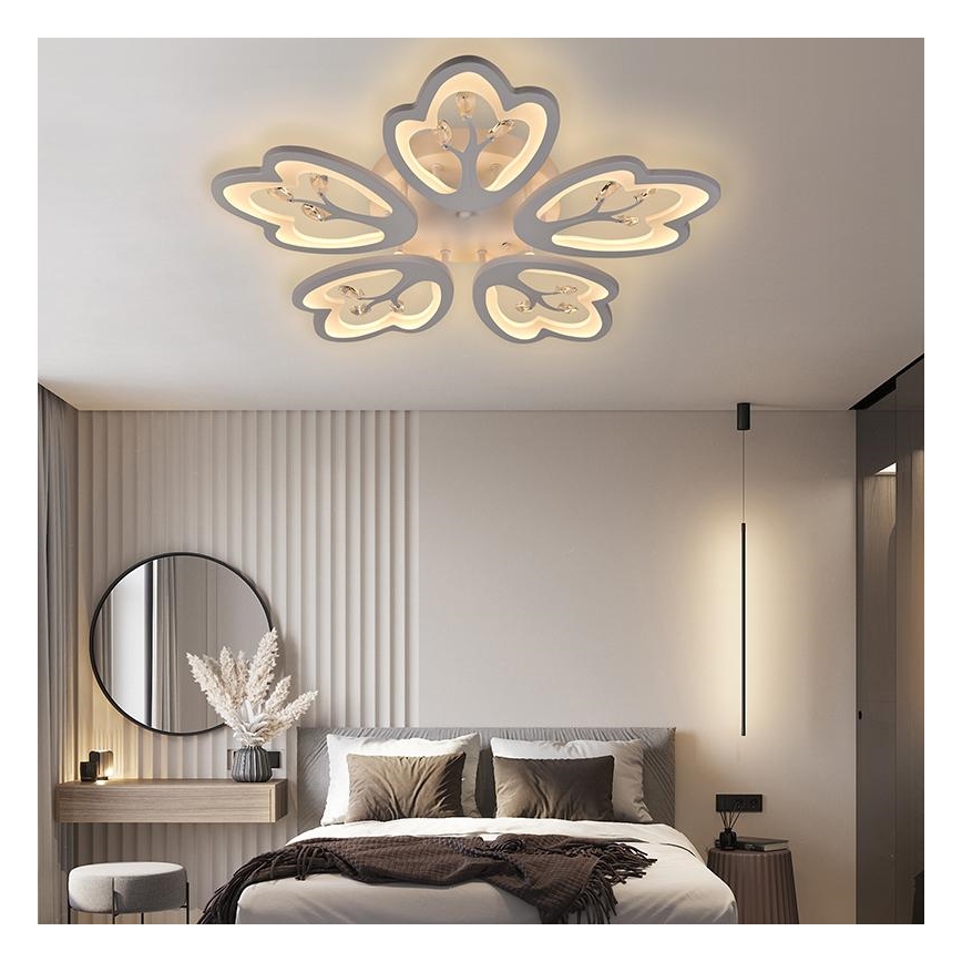 LED Димируем полилей за повърхностен монтаж LED/80W/230V 3000-6500K + дистанционно управление