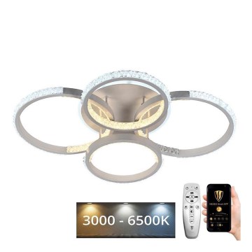 LED Димируем полилей за повърхностен монтаж LED/80W/230V 3000-6500K + дистанционно управление