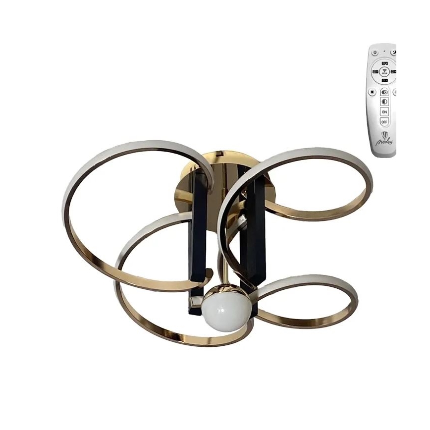 LED Димируем полилей за повърхностен монтаж LED/80W/230V 3000-6500K + дистанционно управление