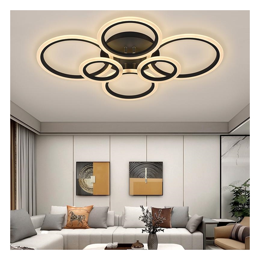 LED Димируем полилей за повърхностен монтаж LED/85W/230V 3000-6500K + дистанционно управление