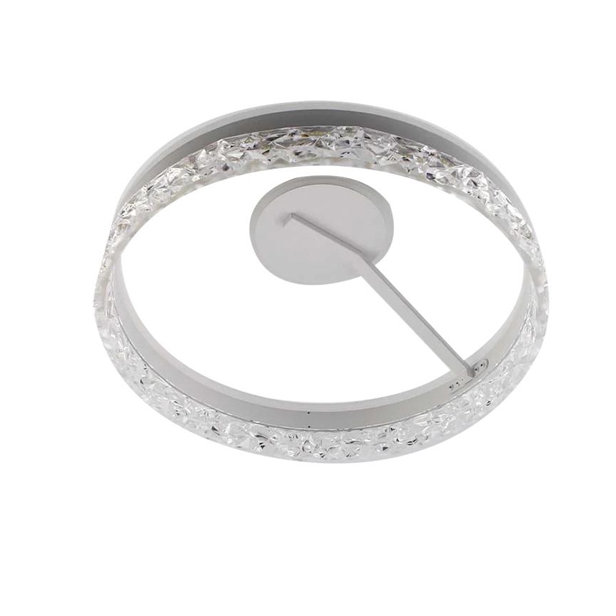 LED Димируем полилей за повърхностен монтаж LED/86W/230V 3000-6500K бял + дистанционно управление