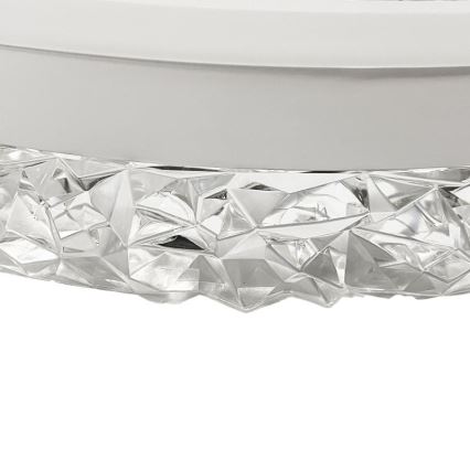 LED Димируем полилей за повърхностен монтаж LED/86W/230V 3000-6500K бял + дистанционно управление