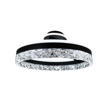 LED Димируем полилей за повърхностен монтаж LED/86W/230V 3000-6500K черен + дистанционно управление