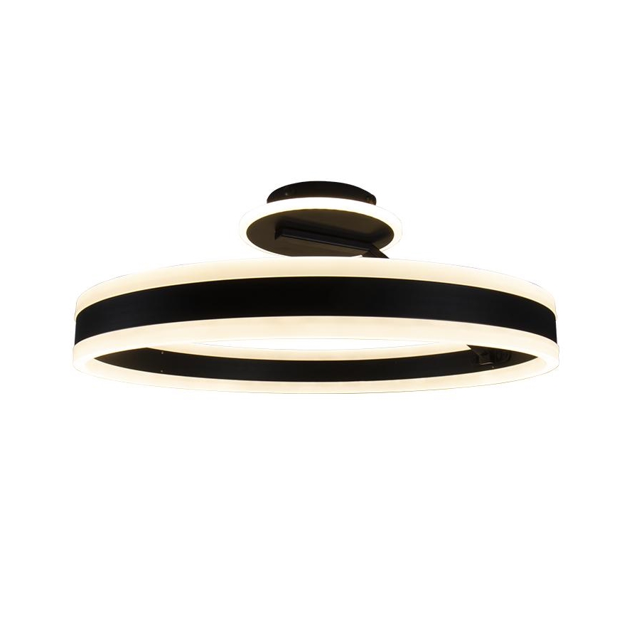 LED Димируем полилей за повърхностен монтаж LED/86W/230V 3000-6500K черен + дистанционно управление