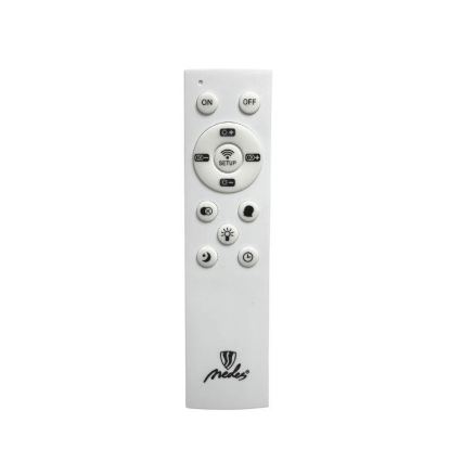 LED Димируем полилей за повърхностен монтаж LED/86W/230V 3000-6500K златист + дистанционно управление