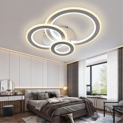 LED Димируем полилей за повърхностен монтаж LED/90W/230V 3000-6500K + дистанционно управление