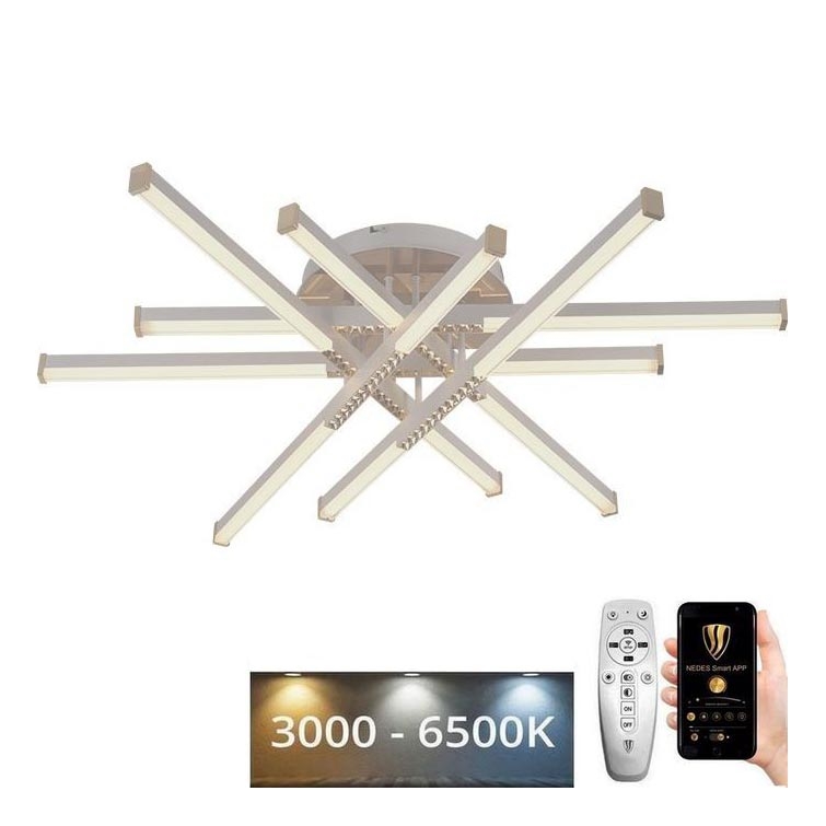 LED Димируем полилей за повърхностен монтаж LED/90W/230V 3000-6500K + дистанционно управление