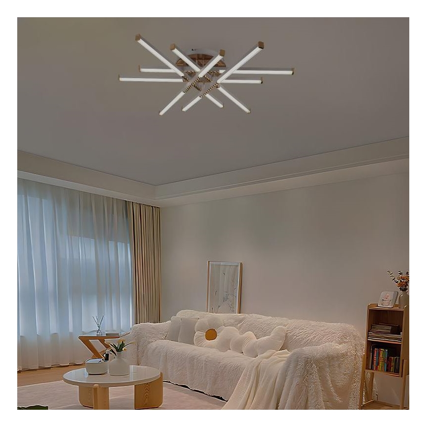 LED Димируем полилей за повърхностен монтаж LED/90W/230V 3000-6500K + дистанционно управление