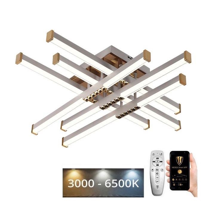 LED Димируем полилей за повърхностен монтаж LED/90W/230V 3000-6500K + дистанционно управление