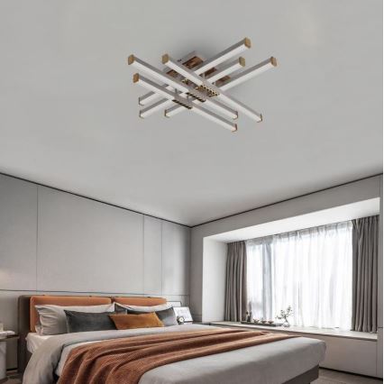 LED Димируем полилей за повърхностен монтаж LED/90W/230V 3000-6500K + дистанционно управление