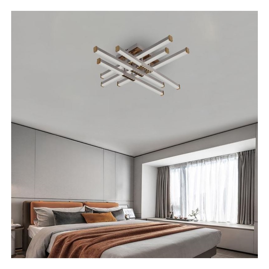 LED Димируем полилей за повърхностен монтаж LED/90W/230V 3000-6500K + дистанционно управление