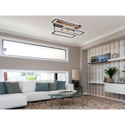 LED Димируем полилей за повърхностен монтаж LED/90W/230V 3000-6500K + дистанционно управление
