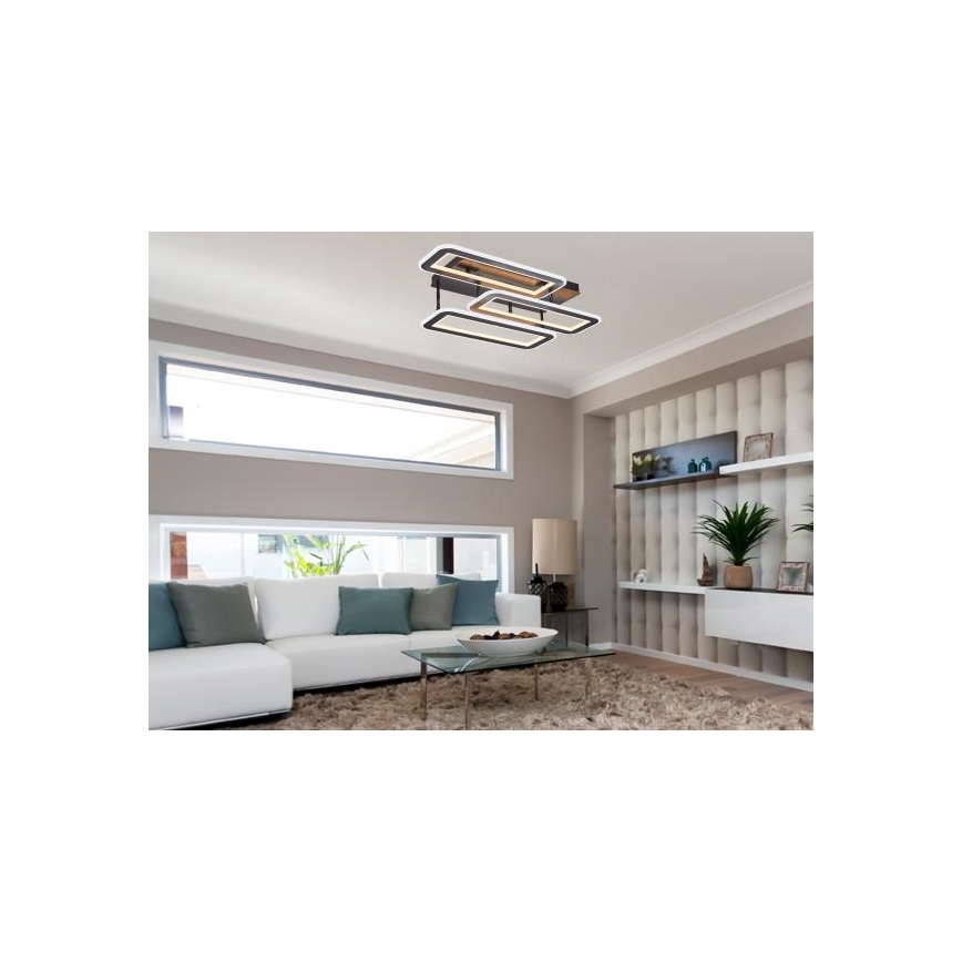 LED Димируем полилей за повърхностен монтаж LED/90W/230V 3000-6500K + дистанционно управление