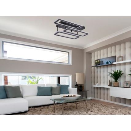 LED Димируем полилей за повърхностен монтаж LED/90W/230V 3000-6500K + дистанционно управление