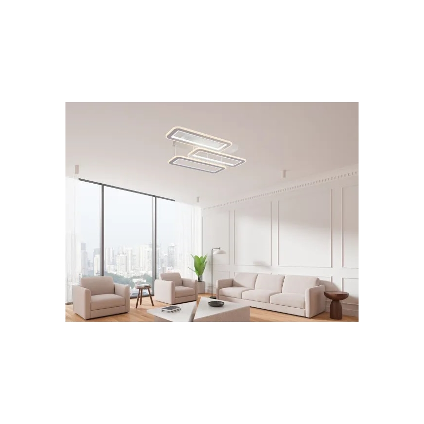 LED Димируем полилей за повърхностен монтаж LED/90W/230V 3000-6500K + дистанционно управление