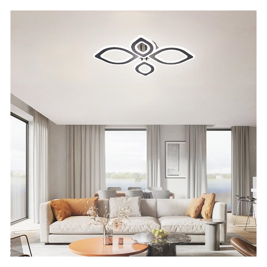 LED Димируем полилей за повърхностен монтаж LED/95W/230V 3000-6500K + дистанционно управление