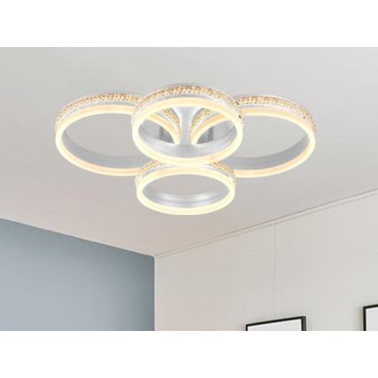 LED димируем повърхностно монтиран полилей LED/150W/230V 3000-6500K + дистанционно управление