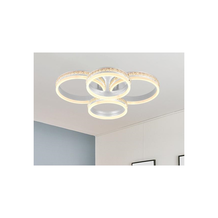 LED димируем повърхностно монтиран полилей LED/150W/230V 3000-6500K + дистанционно управление