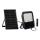 LED Димируем прожектор със соларен панел и сензор за здрач LED/15W/15000 mAh 3,2V IP65 + дистанционно управление