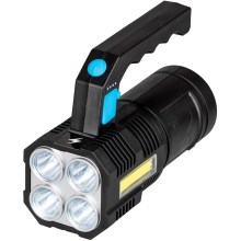 LED Димируем rechargeable flashlight LED/5V IPX4 250 lm 4 h 1200 mAh