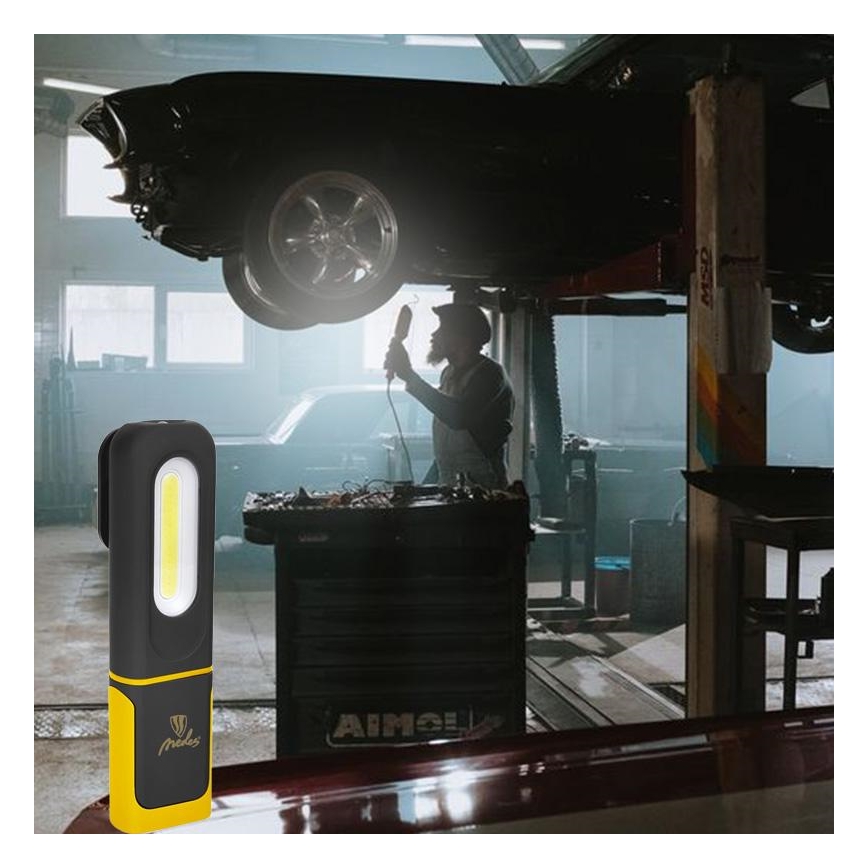 LED Димируем rechargeable работа flashlight LED/8W/5V IP44 420 lm 1200 mAh