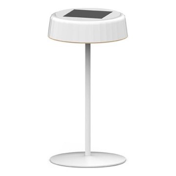 LED Димируем соларен акумулаторен настолна лампа VIVIEN LED/3W/5V 2700K 1600 mAh IP54 бял