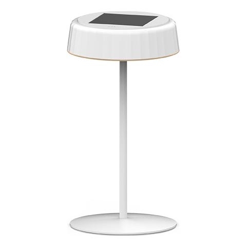 LED Димируем соларен акумулаторен настолна лампа VIVIEN LED/3W/5V 2700K 1600 mAh IP54 бял