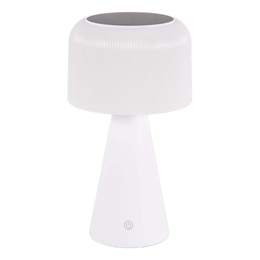 LED Димируем соларен докосване настолна лампа LIMA LED/3,7V 1800 mAh 3000/4000/5000K IP44 бял