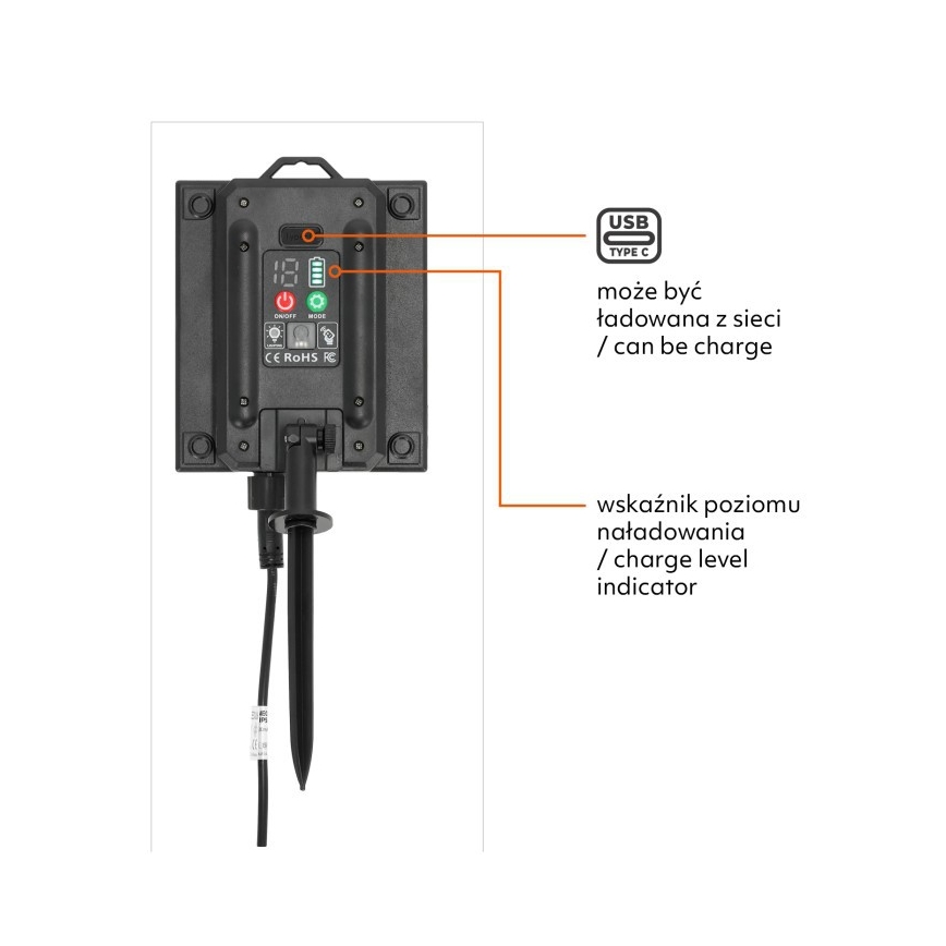 LED димируема соларна декоративна гирлянда STARLIGHT NEO 10xE27/3,7V 2700K IP54 1200 mAh 11,5m + дистанционно управление