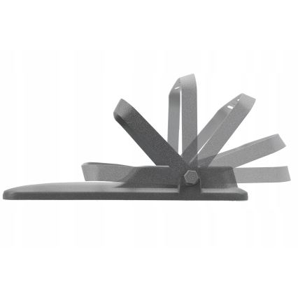 LED соларен прожектор с регулируема яркост LED/50W/3,2V 5000K 6000 mAh IP65 черен + дистанционно управление